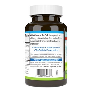 Foto 3 | Suplemento De Calcio Masticable Carlson Labs Carlson Para Niños - Venta Internacional.