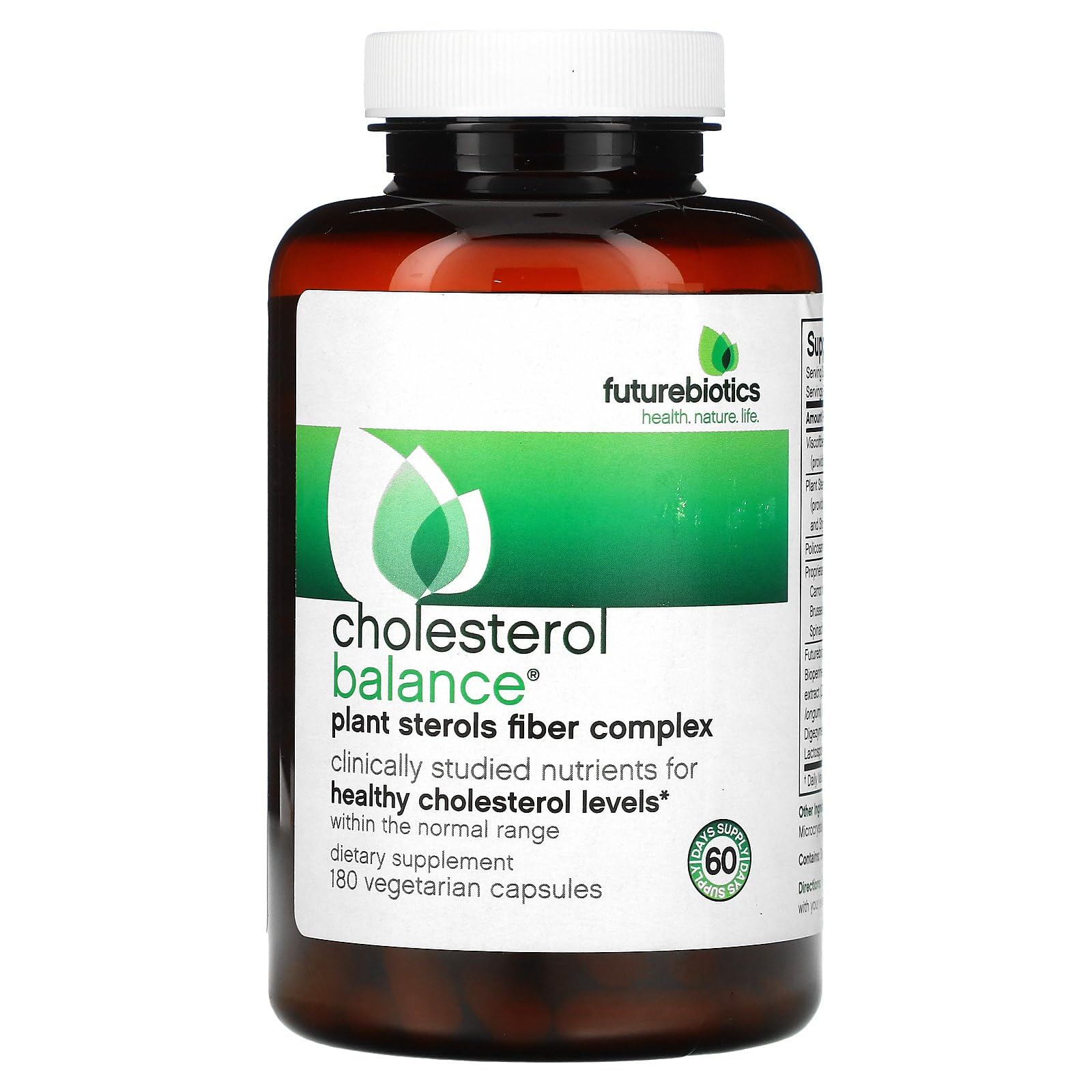 Foto 2 pulgar | Suplemento Futurebiotics Cholesterolbalance 180 Cápsulas Vegetarianas - Venta Internacional.