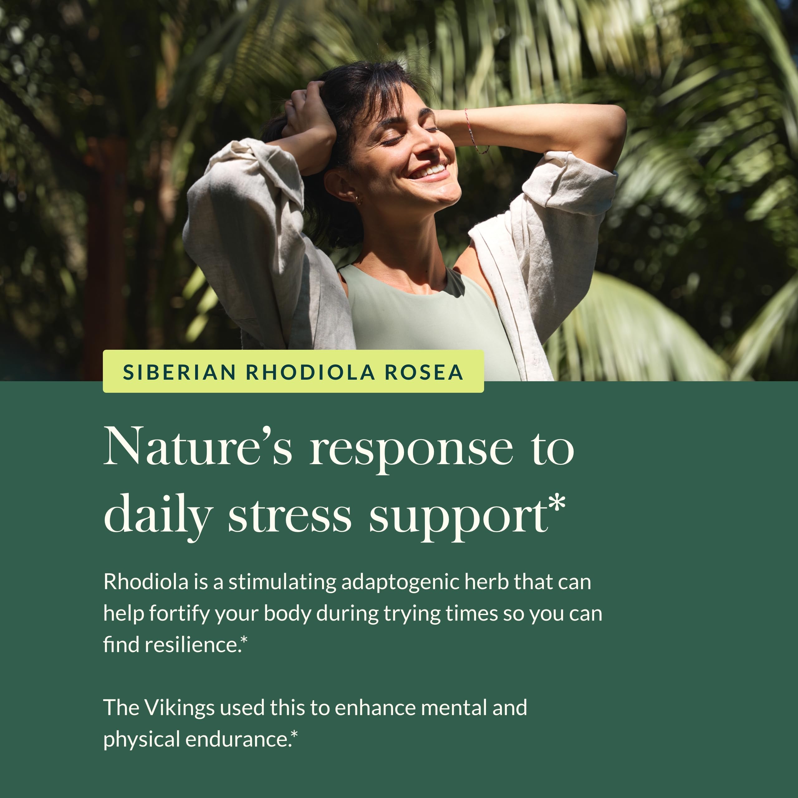 Foto 5 | Suplemento Gaia Herbs Rhodiola Rosea Stress Support 120 Cápsulas - Venta Internacional.
