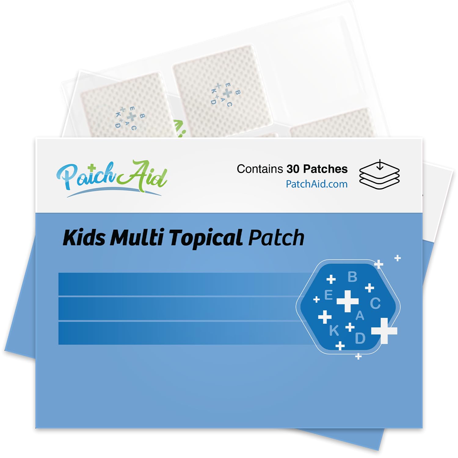 Foto 2 pulgar | Parche Tópico Kids Multi Plus Con Suministro De Omega-3 Para 30 Días - Venta Internacional.