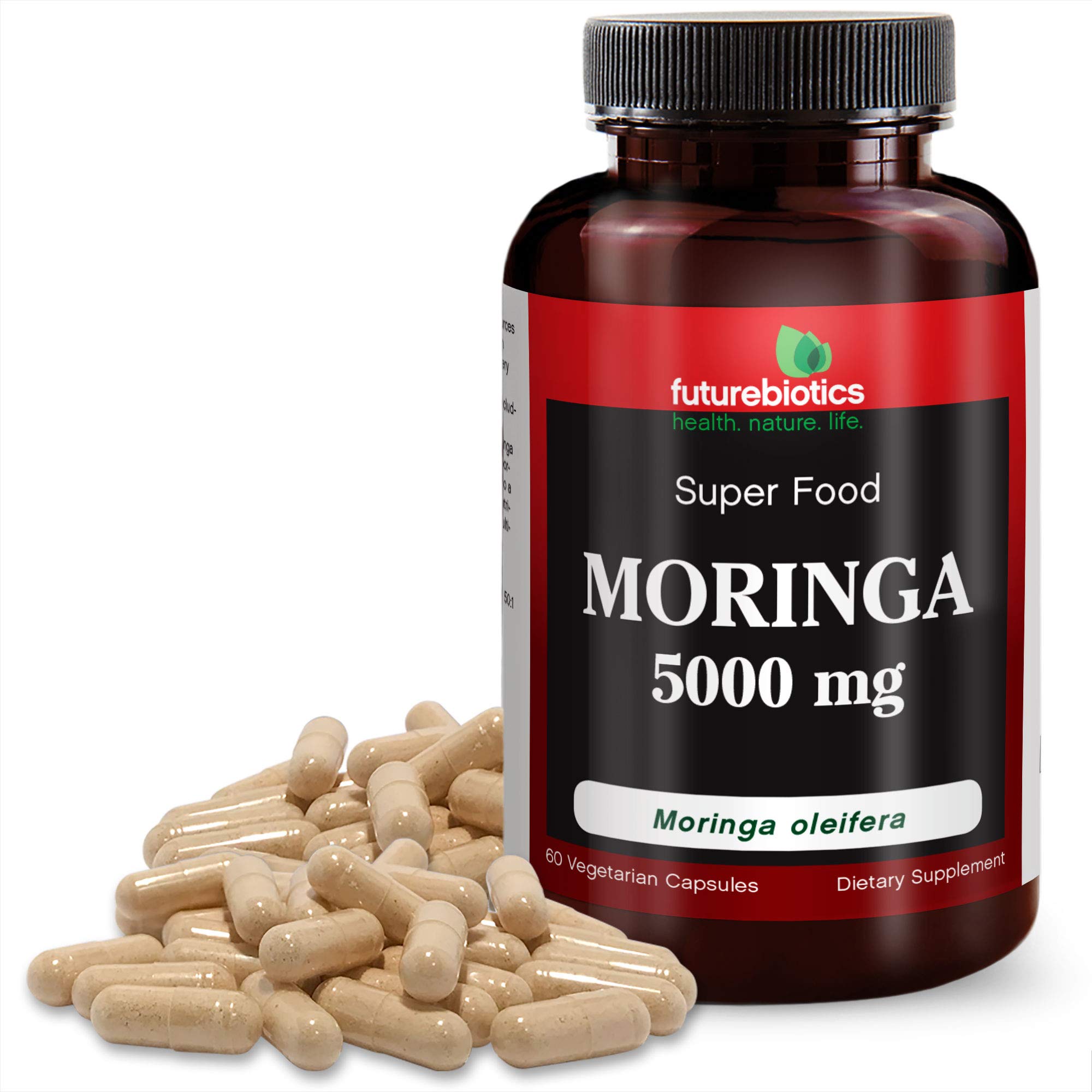 Foto 2 pulgar | Suplemento Futurebiotics Moringa 5000 Mg 60 Cápsulas Vegetarianas - Venta Internacional.