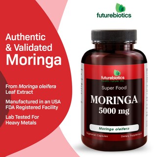 Foto 3 | Suplemento Futurebiotics Moringa 5000 Mg 60 Cápsulas Vegetarianas - Venta Internacional.