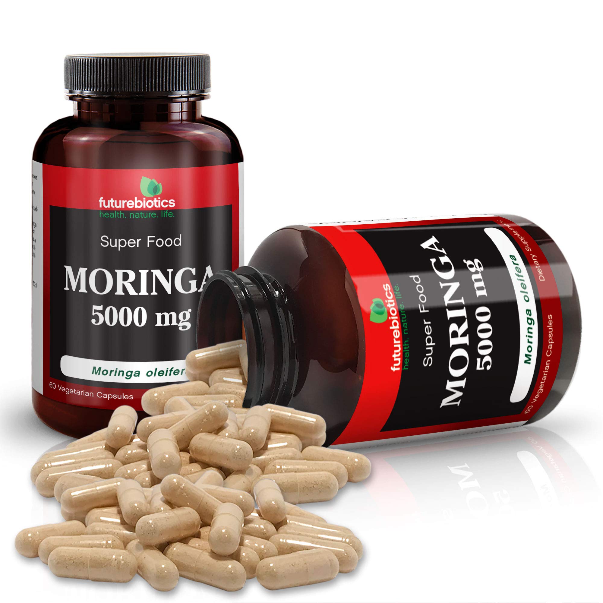 Foto 7 pulgar | Suplemento Futurebiotics Moringa 5000 Mg 60 Cápsulas Vegetarianas - Venta Internacional.