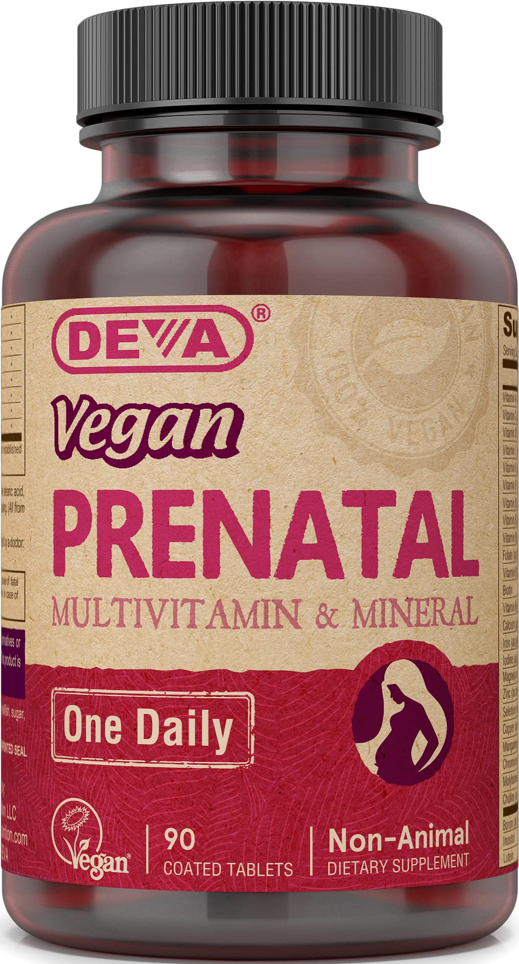 Foto 2 pulgar | Suplemento Multivitamínico Prenatal Vegano Deva 90 Comprimidos - Venta Internacional.