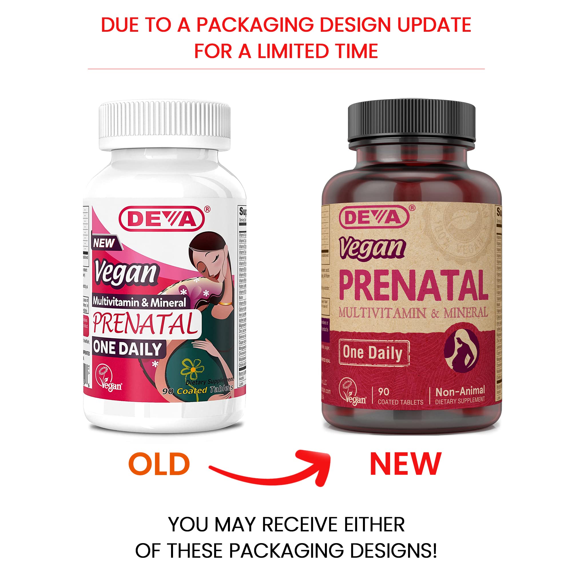 Foto 3 pulgar | Suplemento Multivitamínico Prenatal Vegano Deva 90 Comprimidos - Venta Internacional.