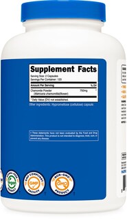 Foto 5 | Suplemento Nutricost, Cápsulas De Manzanilla, 750 Mg, 240 Cápsulas - Venta Internacional.