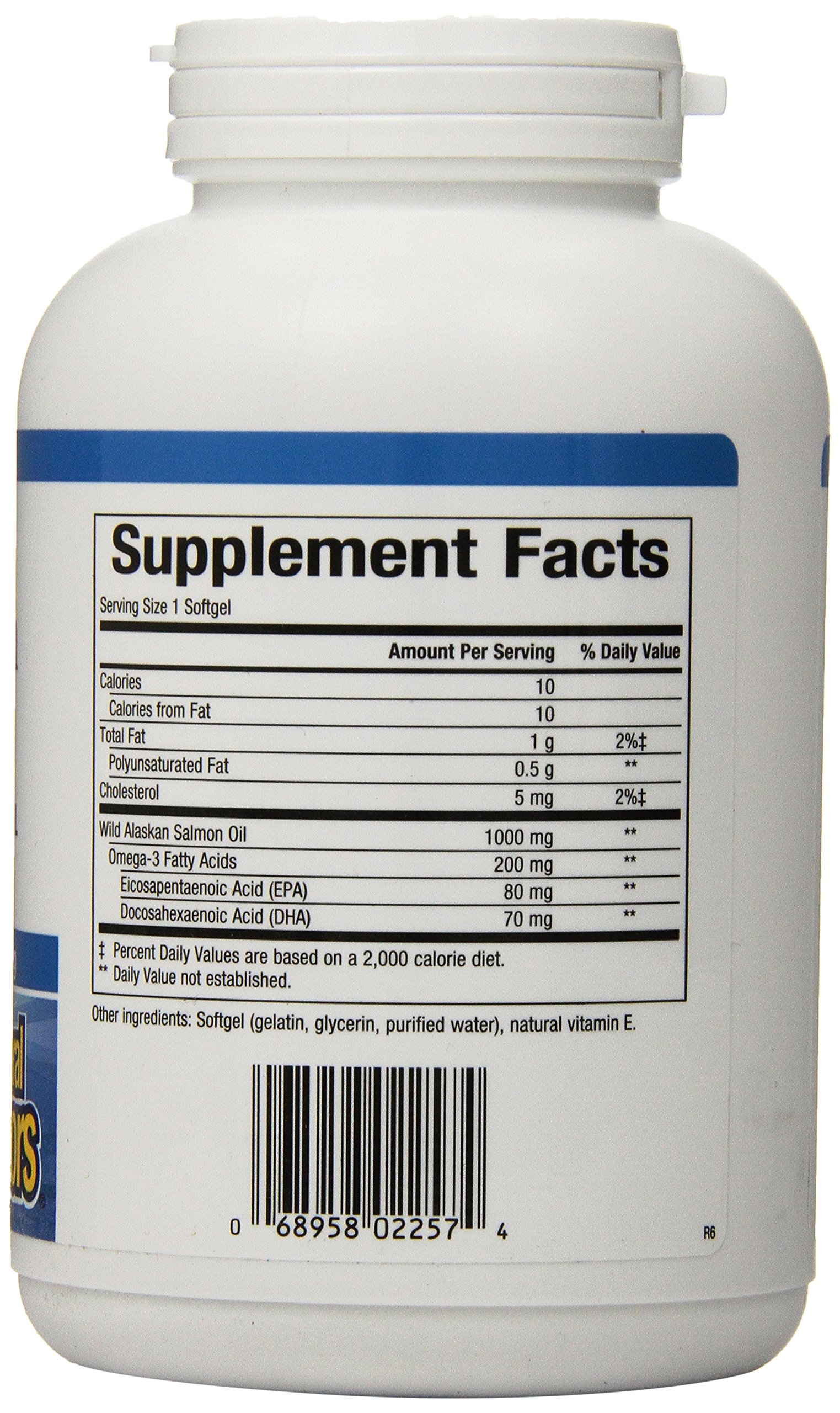Foto 4 pulgar | Suplemento Natural Factors De Aceite De Salmón Salvaje De Alaska 1000 Mg - Venta Internacional.