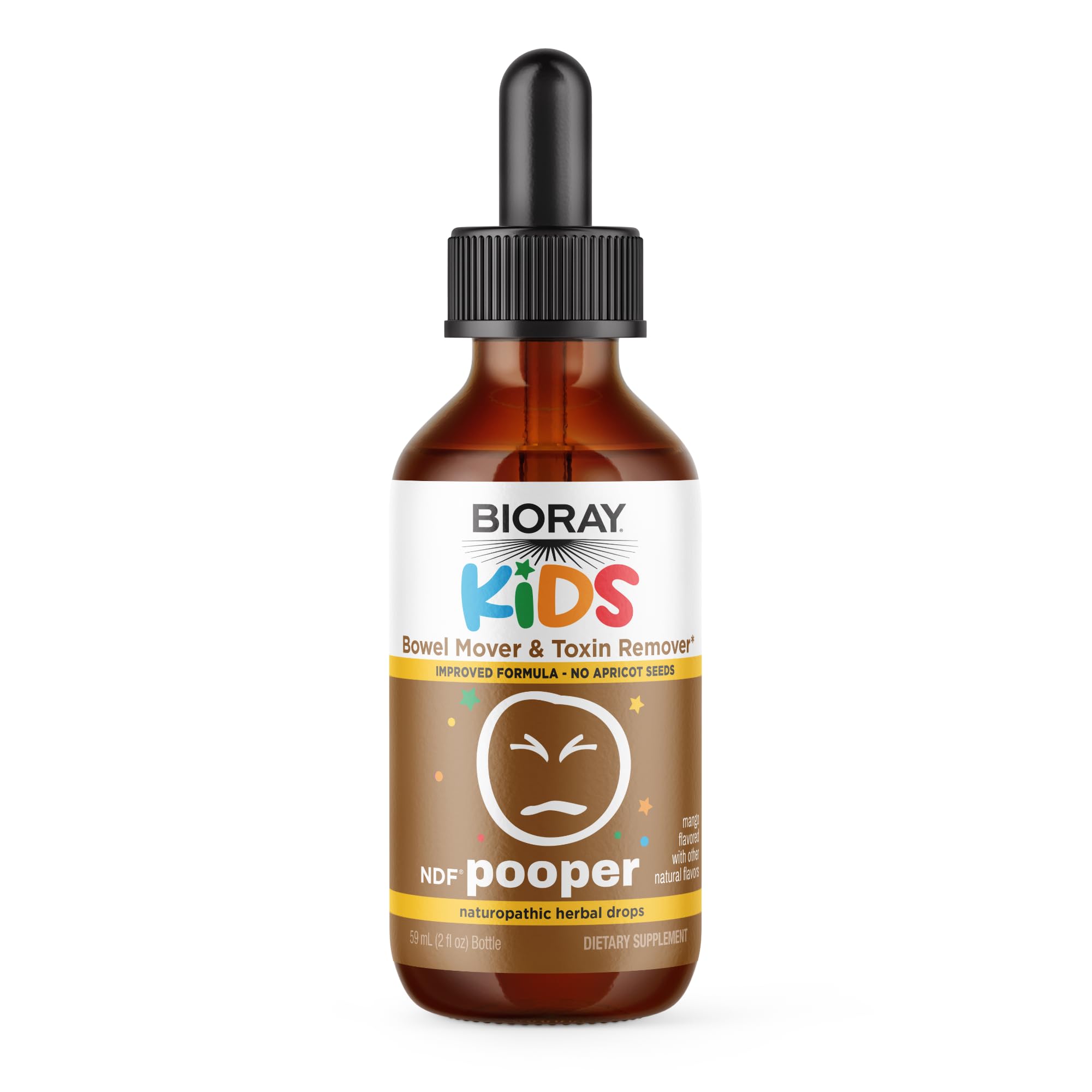 Foto 2 pulgar | Suplemento Bioray Kids Ndf Pooper Con Sabor A Mango, 60 Ml, 30 Porciones - Venta Internacional.