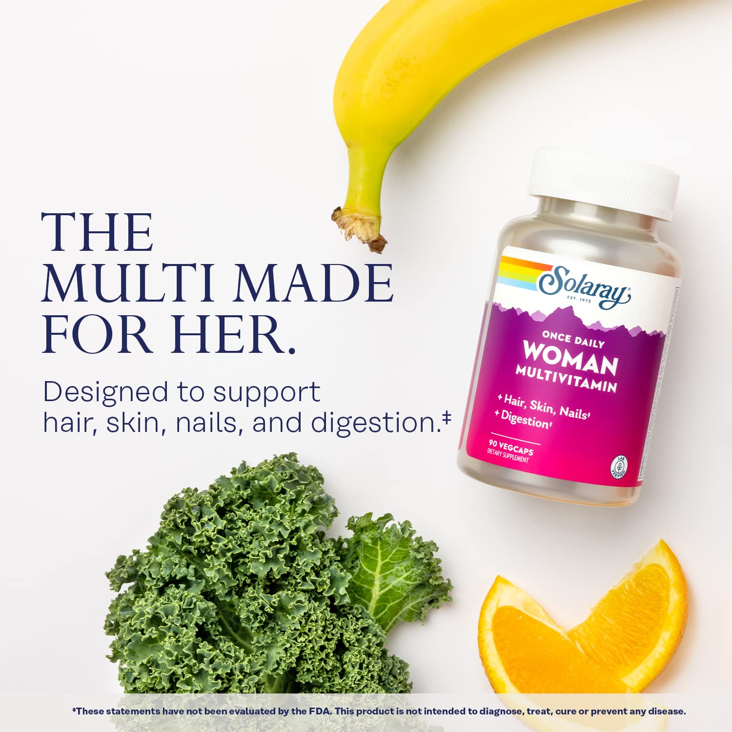 Foto 4 pulgar | Multivitamínico Solaray Una Vez Al Día Para Mujer Con Hierro, 90 Cápsulas Vegetales - Venta Internacional.