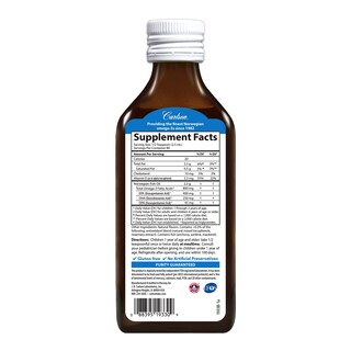 Foto 2 | Suplemento Carlson Kid's The Very Finest Fish Oil, 200 Ml - Venta Internacional.