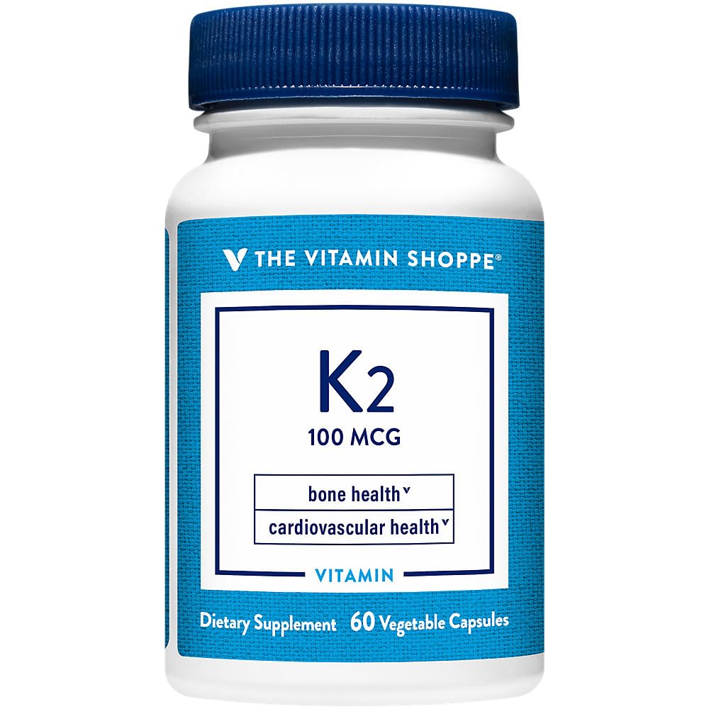 Foto 2 pulgar | Suplemento The Vitamin Shoppe De Vitamina K2-100 Mcg, 60 Cápsulas - Venta Internacional.