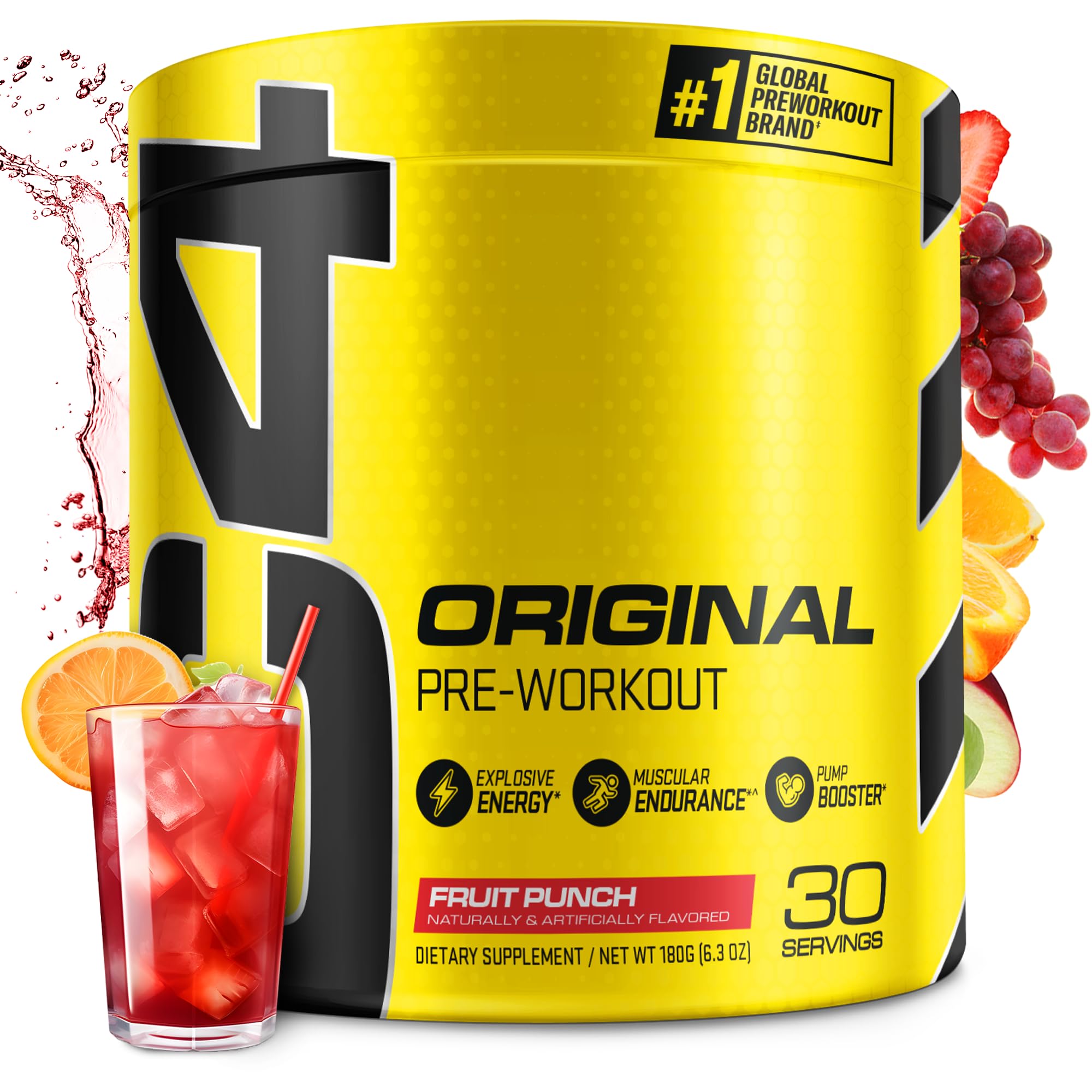 Foto 2 pulgar | Polvo Para Antes Del Entrenamiento Cellucor C4 Original Fruit Punch, 30 Porciones - Venta Internacional.