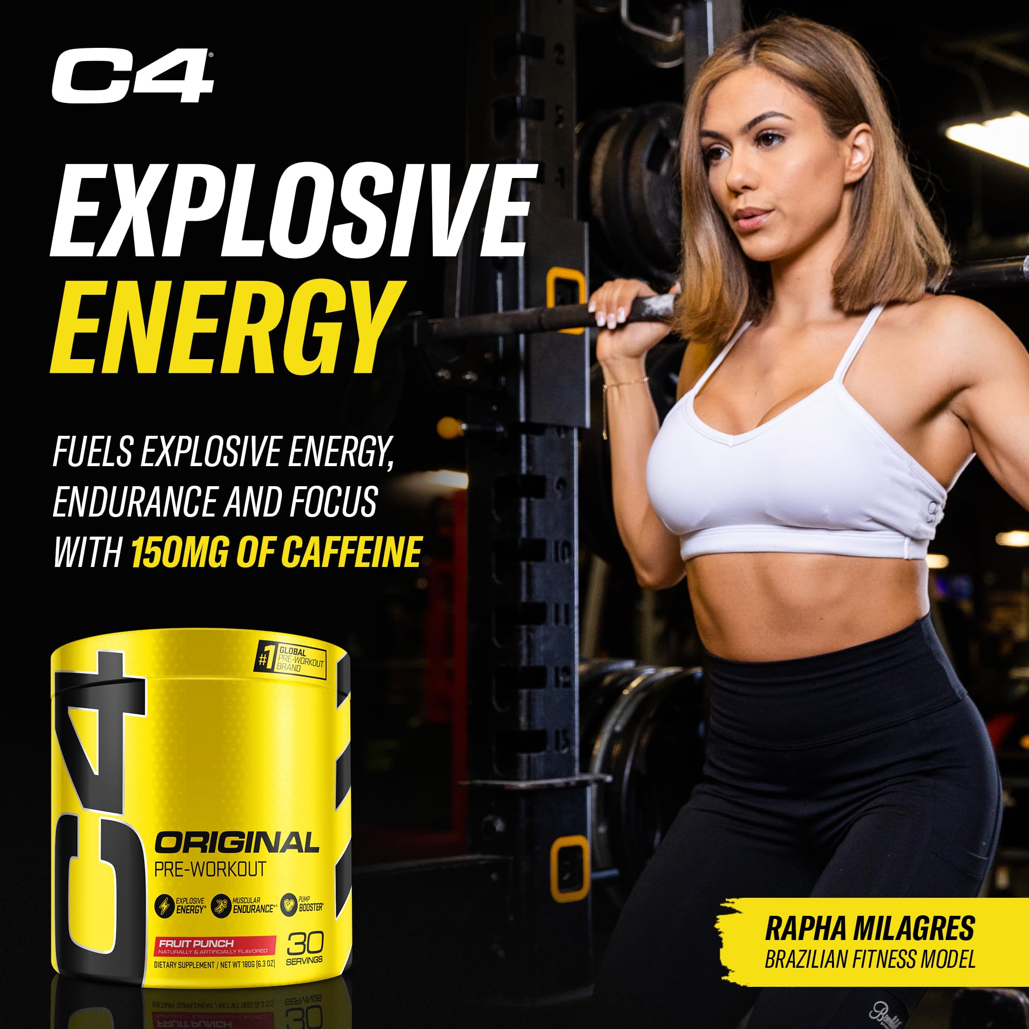Foto 6 pulgar | Polvo Para Antes Del Entrenamiento Cellucor C4 Original Fruit Punch, 30 Porciones - Venta Internacional.