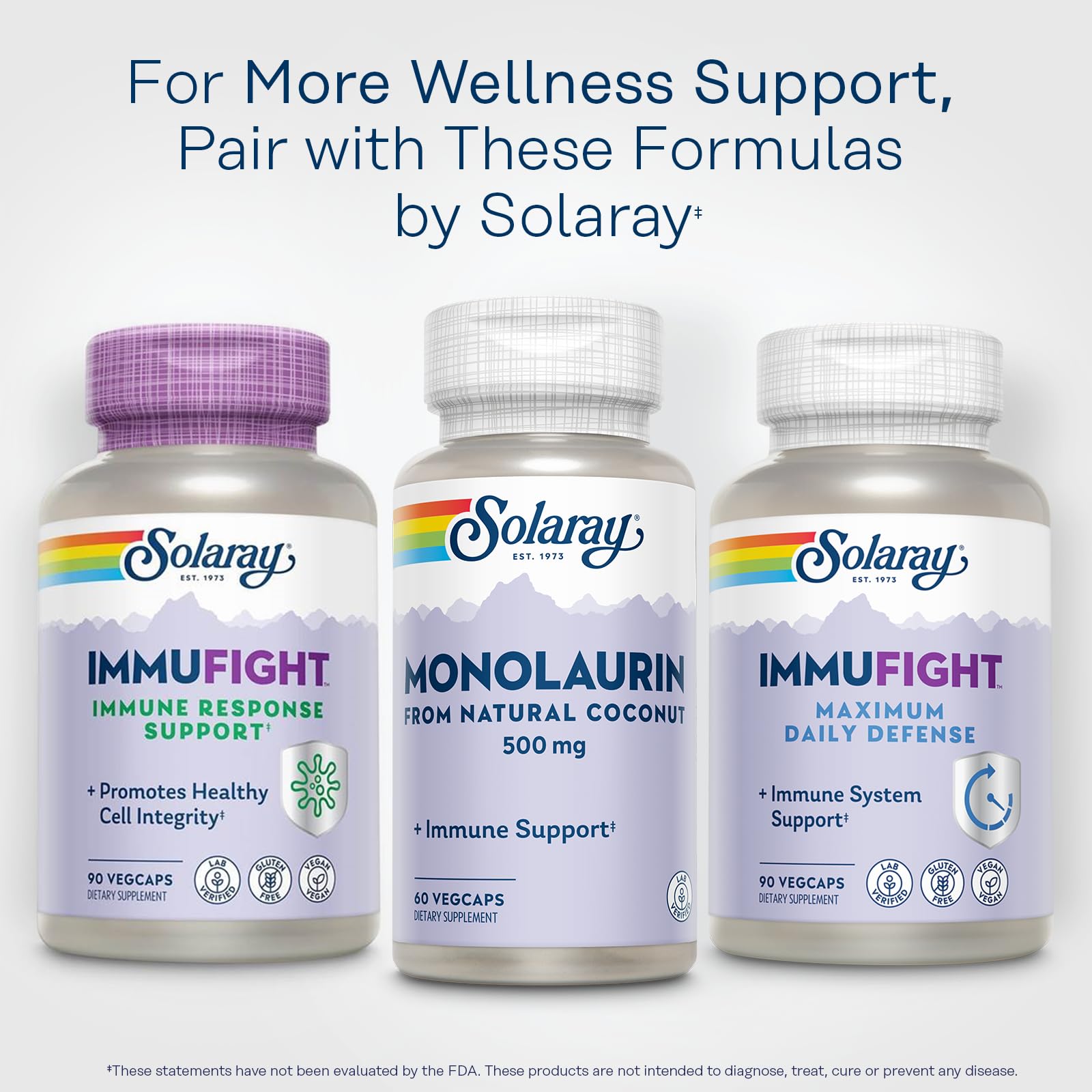 Foto 8 pulgar | Suplemento Solaray De Monolaurina, 500 Mg, Apoyo Inmunológico, 60 Cápsulas Vegetales - Venta Internacional.