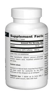 Foto 4 | Supplement Source Naturals Guaraná Energizer 900 Mg - 200 Comprimidos - Venta Internacional.
