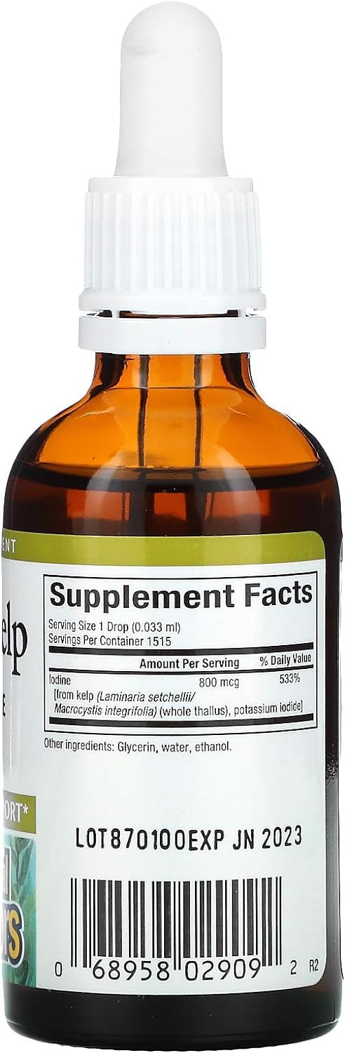 Foto 3 pulgar | Suplemento Natural Factors Liquid Kelp De 50 Ml Con 47 Ml De Yodo - Venta Internacional.