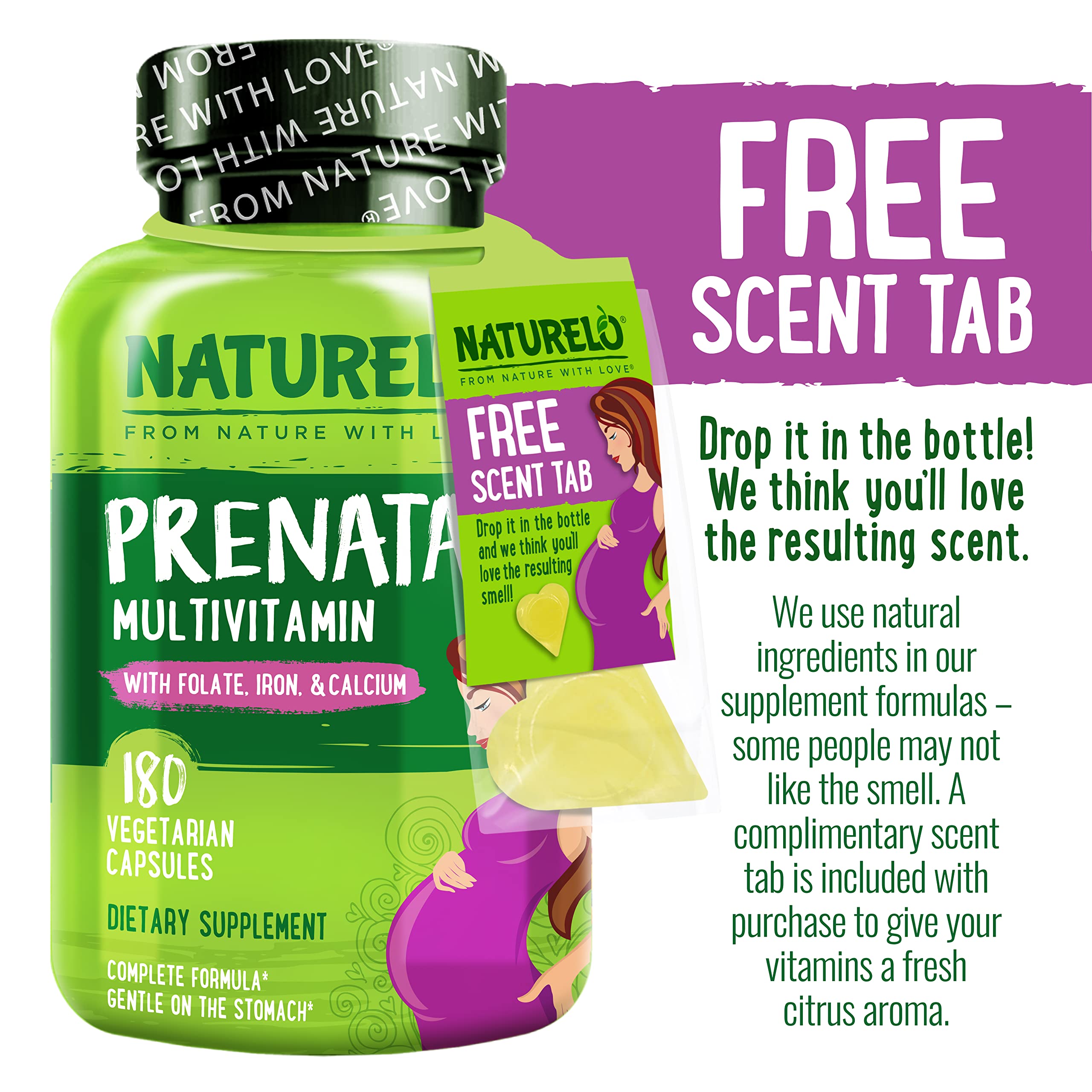Foto 4 | Multivitamínico Prenatal Naturelo Gentle Quelated Iron 180 Cápsulas - Venta Internacional.