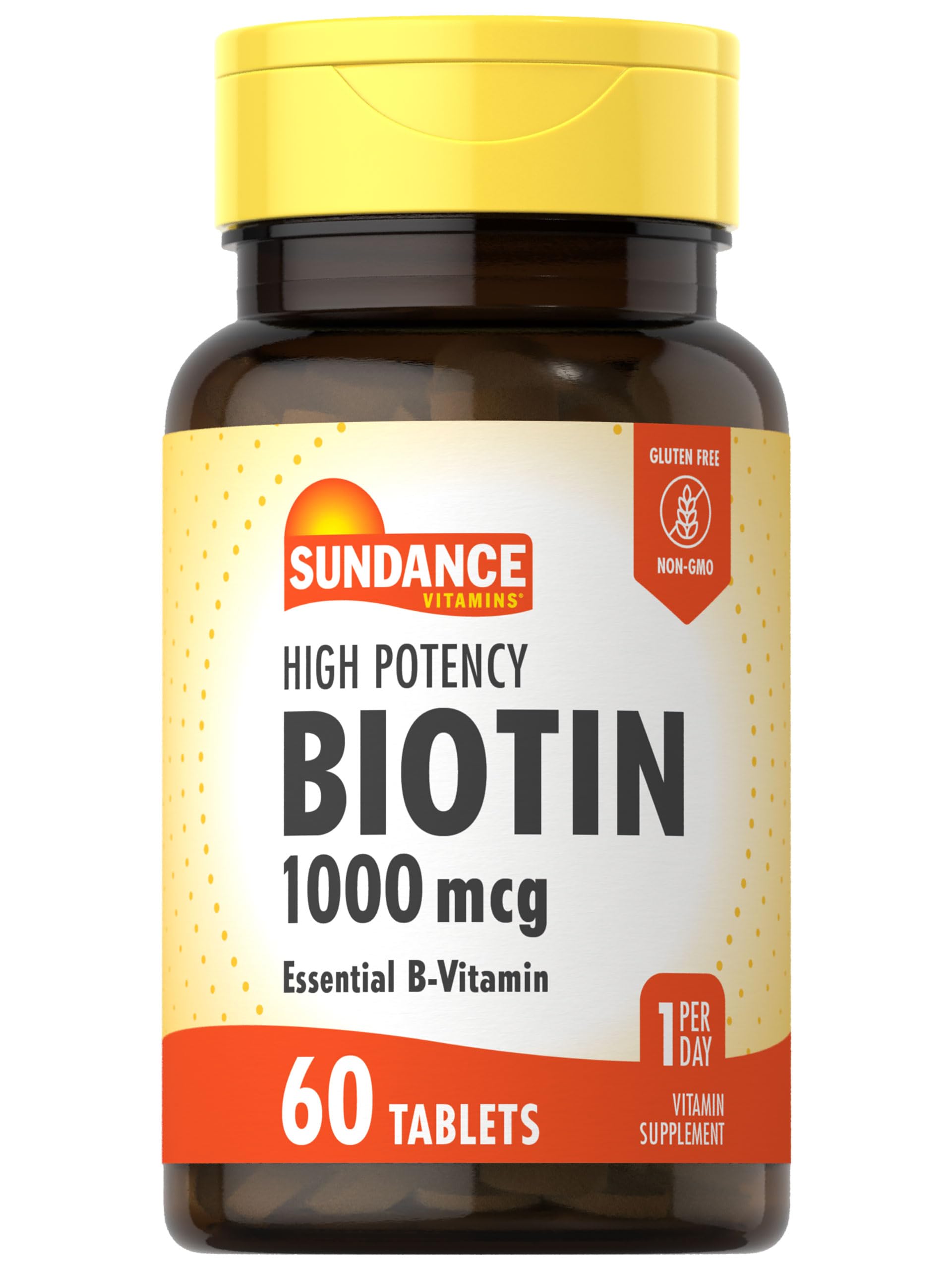Foto 2 pulgar | Suplemento Sundance En Tabletas De Biotina De Alta Potencia De 1,000 Mcg - Venta Internacional.
