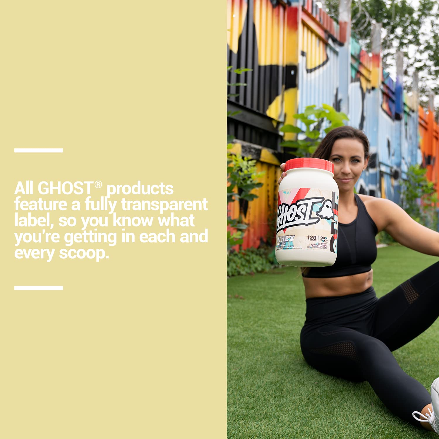 Foto 6 pulgar | Proteína En Polvo Ghost Whey Fruity Cereal Con Sabor A Leche 900 G - Venta Internacional.