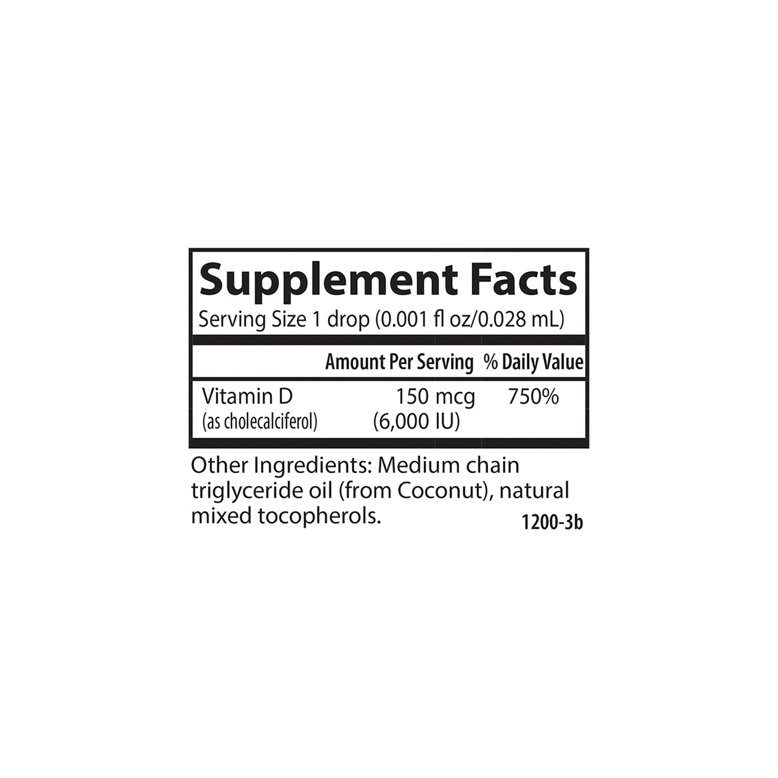 Foto 6 pulgar | Suplemento Carlson Super Daily D3 6000 Ui (150 Mcg) 10,3 Ml - Venta Internacional.