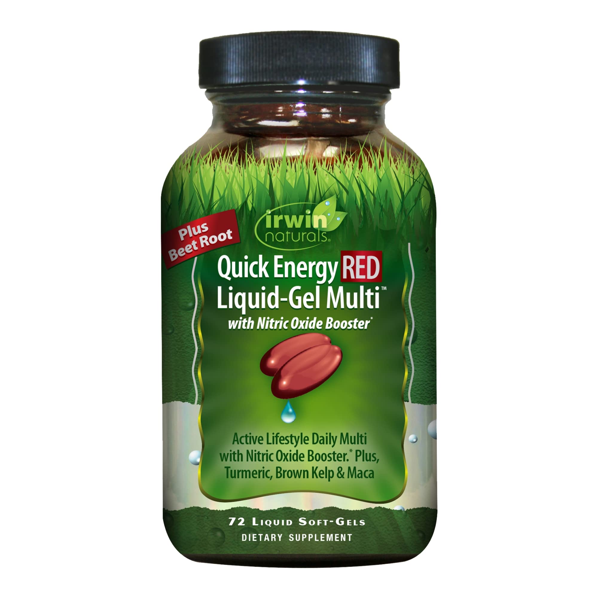 Foto 2 pulgar | Suplemento Quick Energy Red De Irwin Naturals 72 Cápsulas Blandas - Venta Internacional.