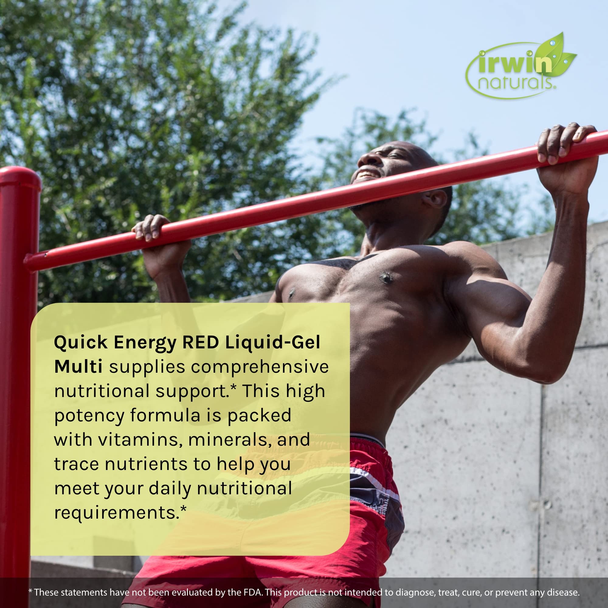 Foto 4 pulgar | Suplemento Quick Energy Red De Irwin Naturals 72 Cápsulas Blandas - Venta Internacional.