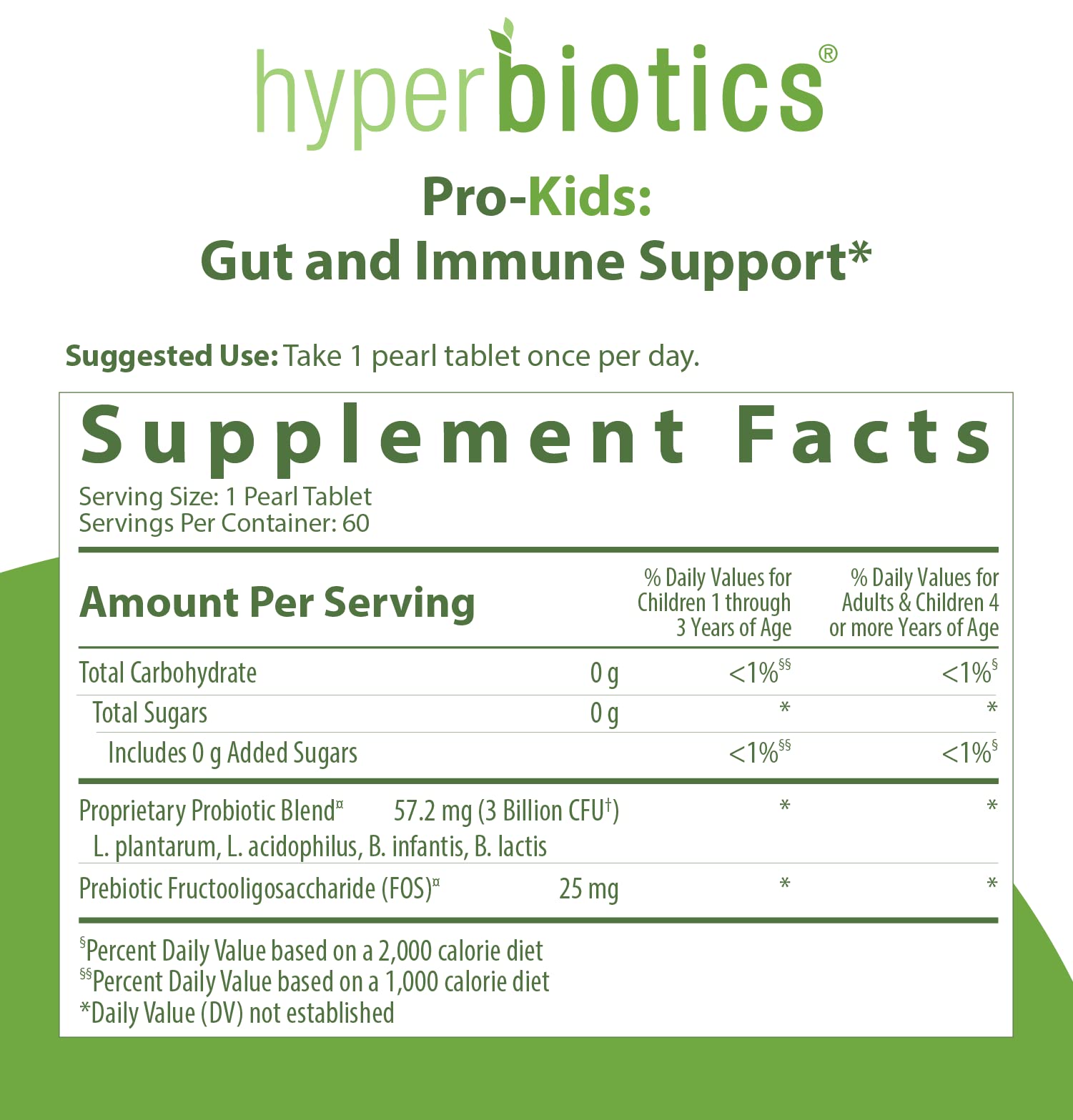 Foto 3 pulgar | Probiotic Hyperbiotics Pro Kids Vegan 60 Comprimidos, 3 Mil Millones De Cfu - Venta Internacional.
