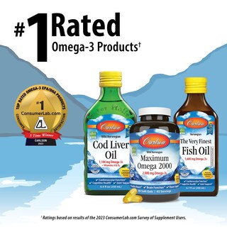 Foto 6 | Suplemento De Aceite De Pescado Carlson The Very Finest 700 Mg Omega-3 - Venta Internacional.