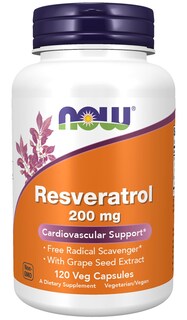 Foto 1 | Supplement Now Resveratrol Natural 200 Mg Con Vino Tinto 120 Cápsulas - Venta Internacional.