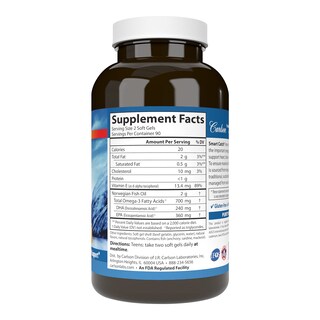 Foto 2 | Suplemento Carlson Teen's Smart Catch 90 Cápsulas Blandas Con Omega-3 - Venta Internacional.