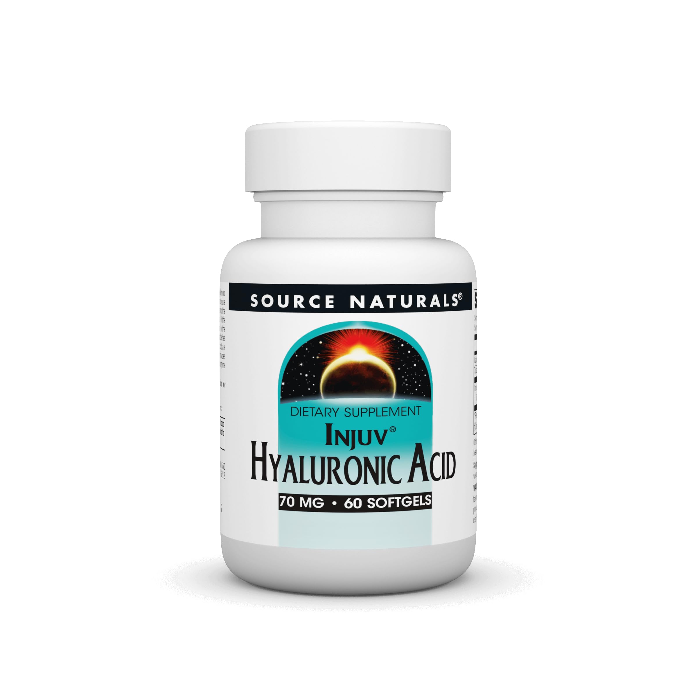 Foto 2 pulgar | Supplement Source Naturals Ácido Hialurónico Injuv 70 Mg 60 Cápsulas Blandas - Venta Internacional.
