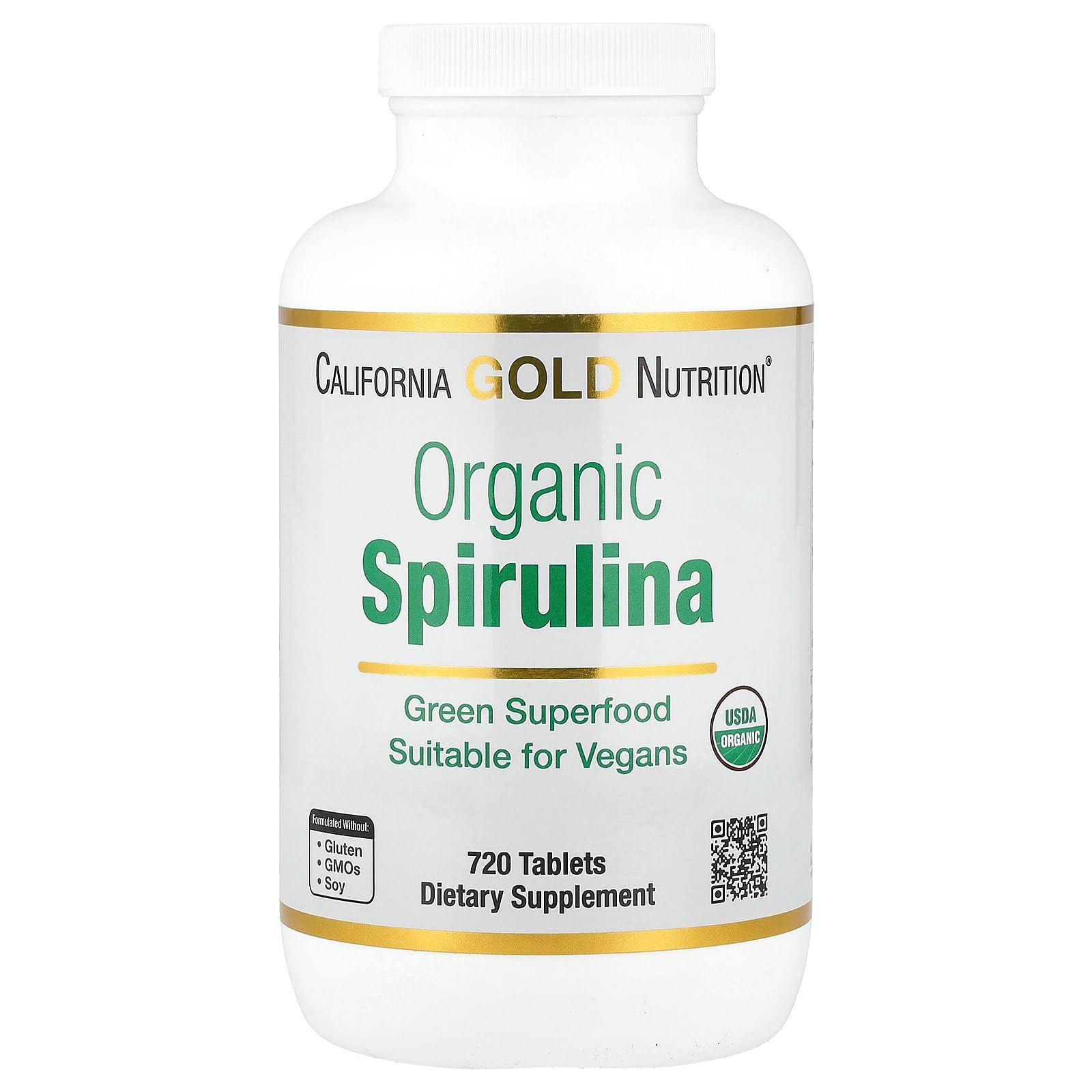 Foto 2 pulgar | Suplemento California Gold Nutrition Con Espirulina 720 Comprimidos - Venta Internacional.