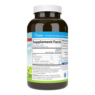 Foto 7 | Suplemento Carlson De Calcio Masticable Para Niños, 250 Mg, 120 Tabletas - Venta Internacional.