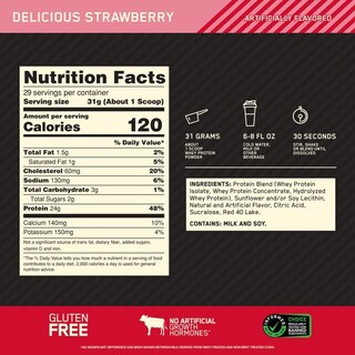 Foto 3 | Proteína De Suero En Polvo Optimum Nutrition Gold Standard 2 Kg - Venta Internacional.