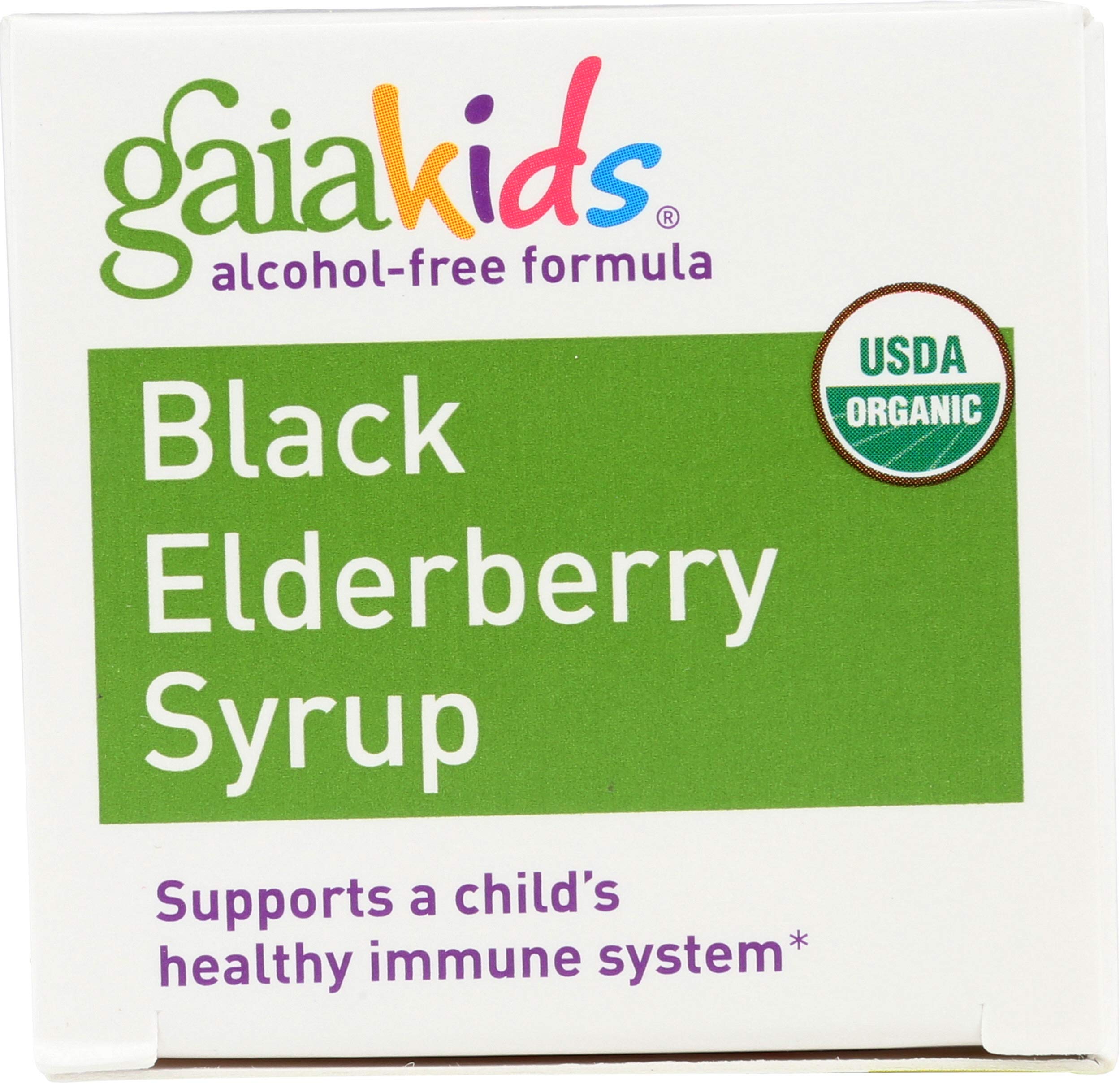Foto 8 pulgar | Sirope De Saúco Negro Orgánico Gaia Herbs Kids 90 Ml - Venta Internacional.