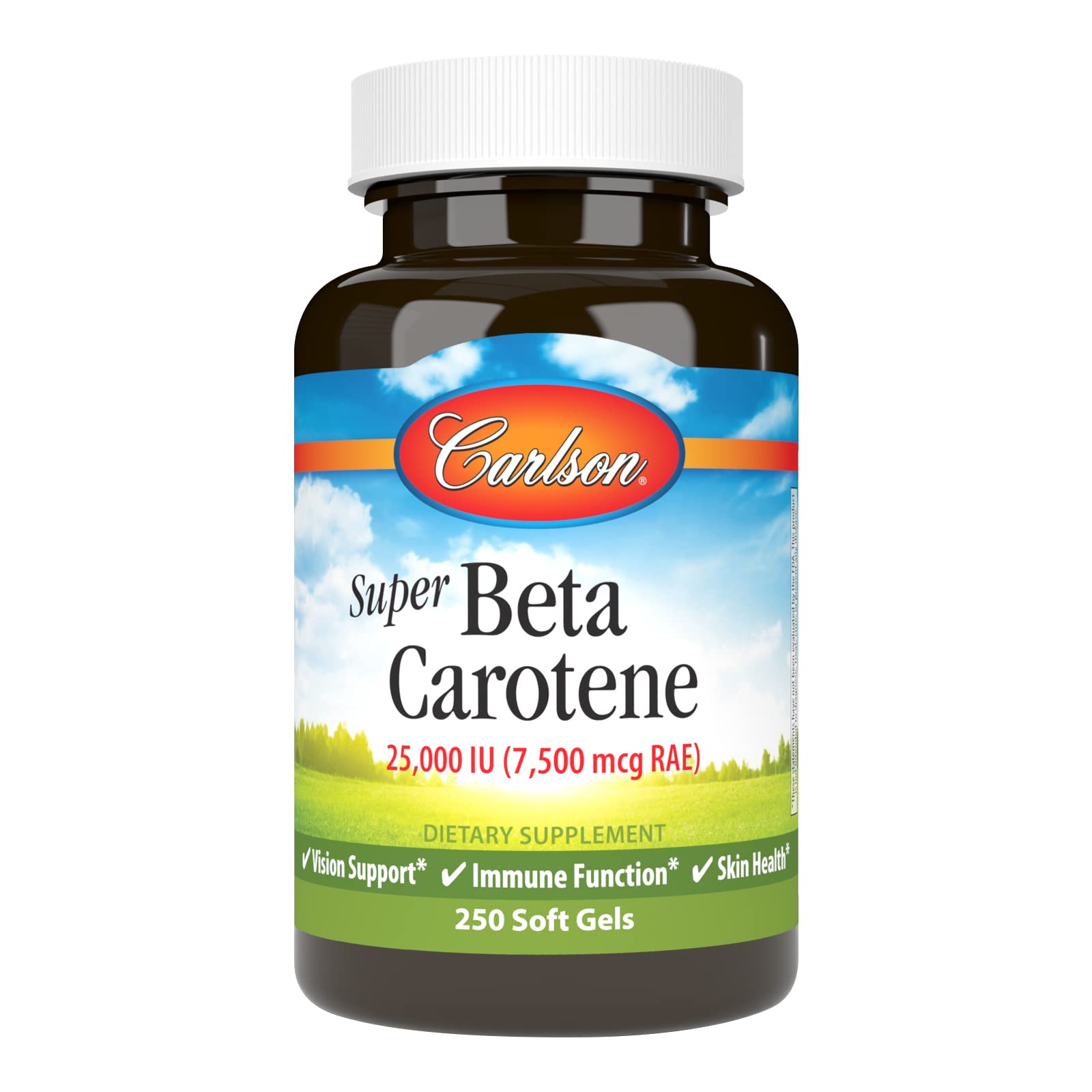 Foto 2 pulgar | Suplemento Carlson Super Betacaroteno De 25000 Ui (15 Mg) - Venta Internacional.
