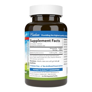 Foto 2 | Suplemento Carlson Super Betacaroteno De 25000 Ui (15 Mg) - Venta Internacional.