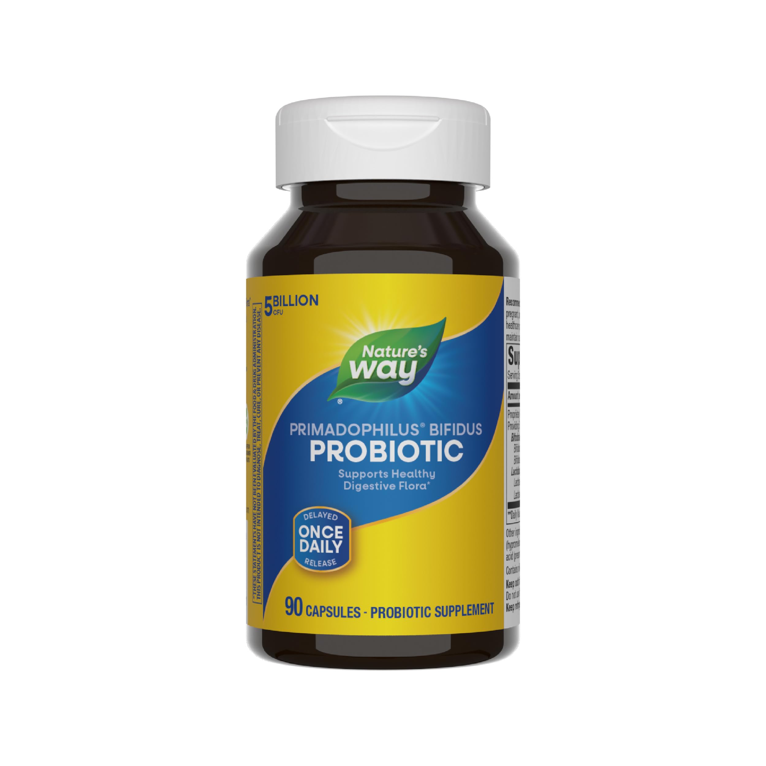 Probiótico Nature's Way Primadophilus Bifidus 90 Cápsulas - Venta Internacional.
