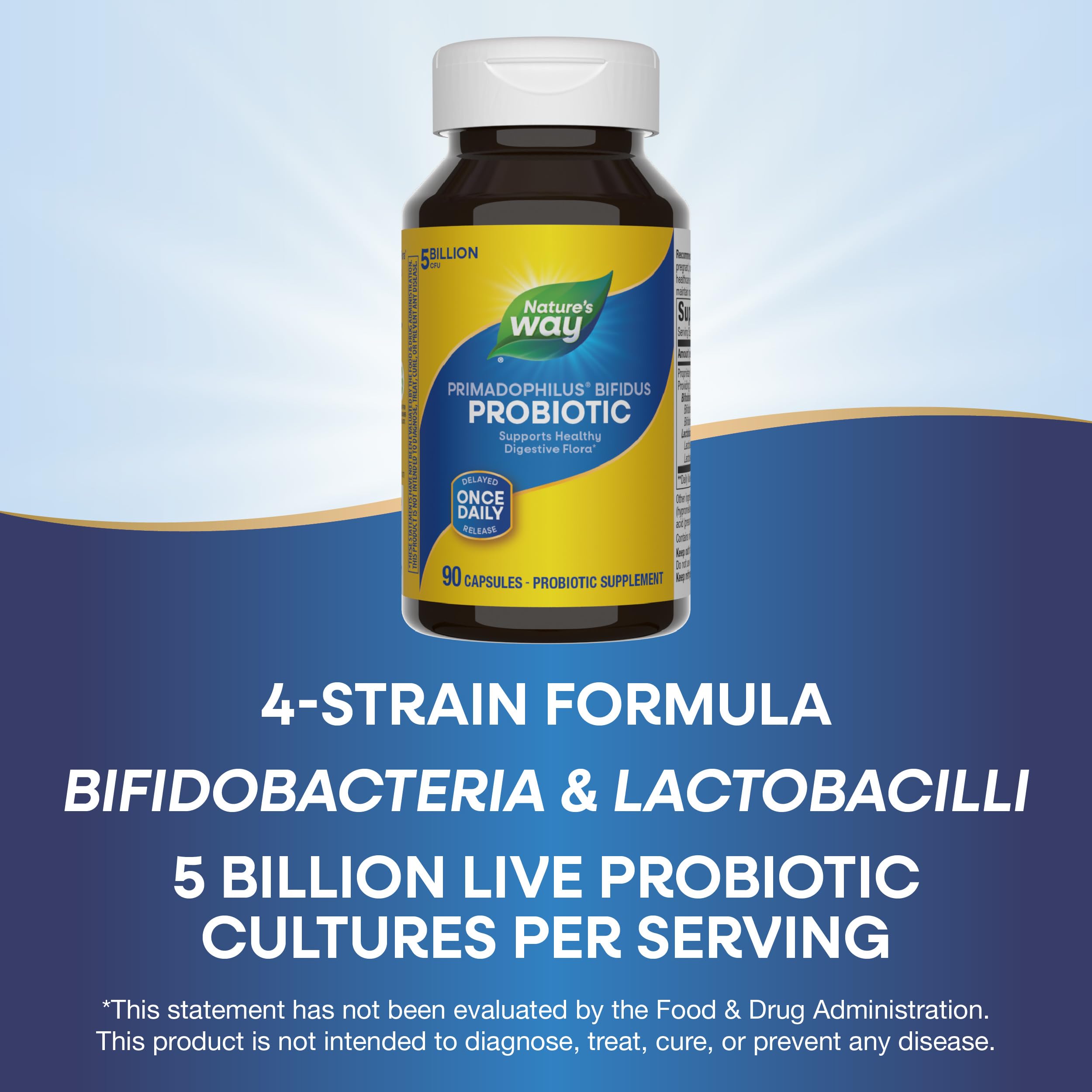 Foto 5 | Probiótico Nature's Way Primadophilus Bifidus 90 Cápsulas - Venta Internacional.
