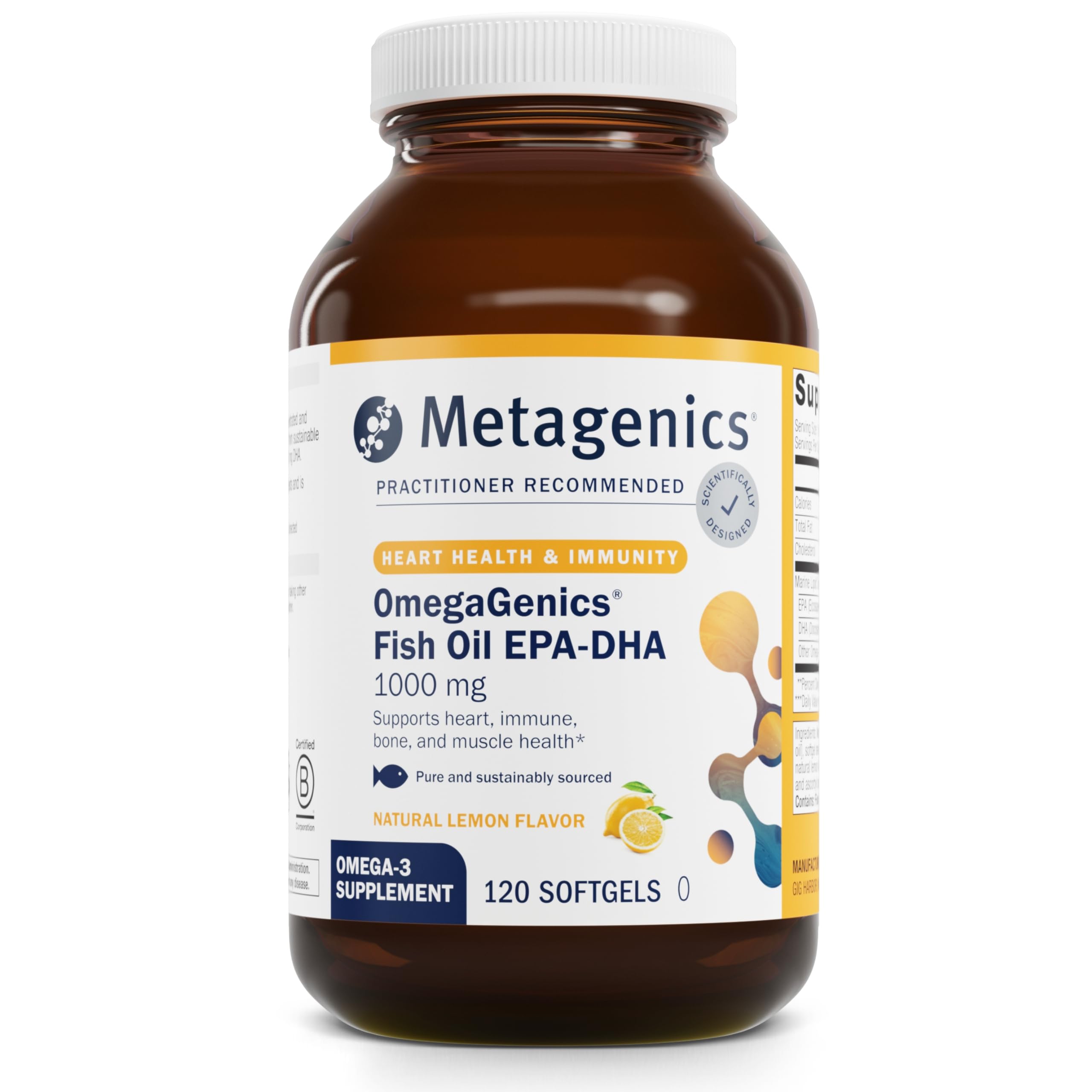 Foto 1 | Suplemento Metagenics Omegagenics De Aceite De Pescado Epa-dha 1000 120 Cápsulas Blandas - Venta Internacional.