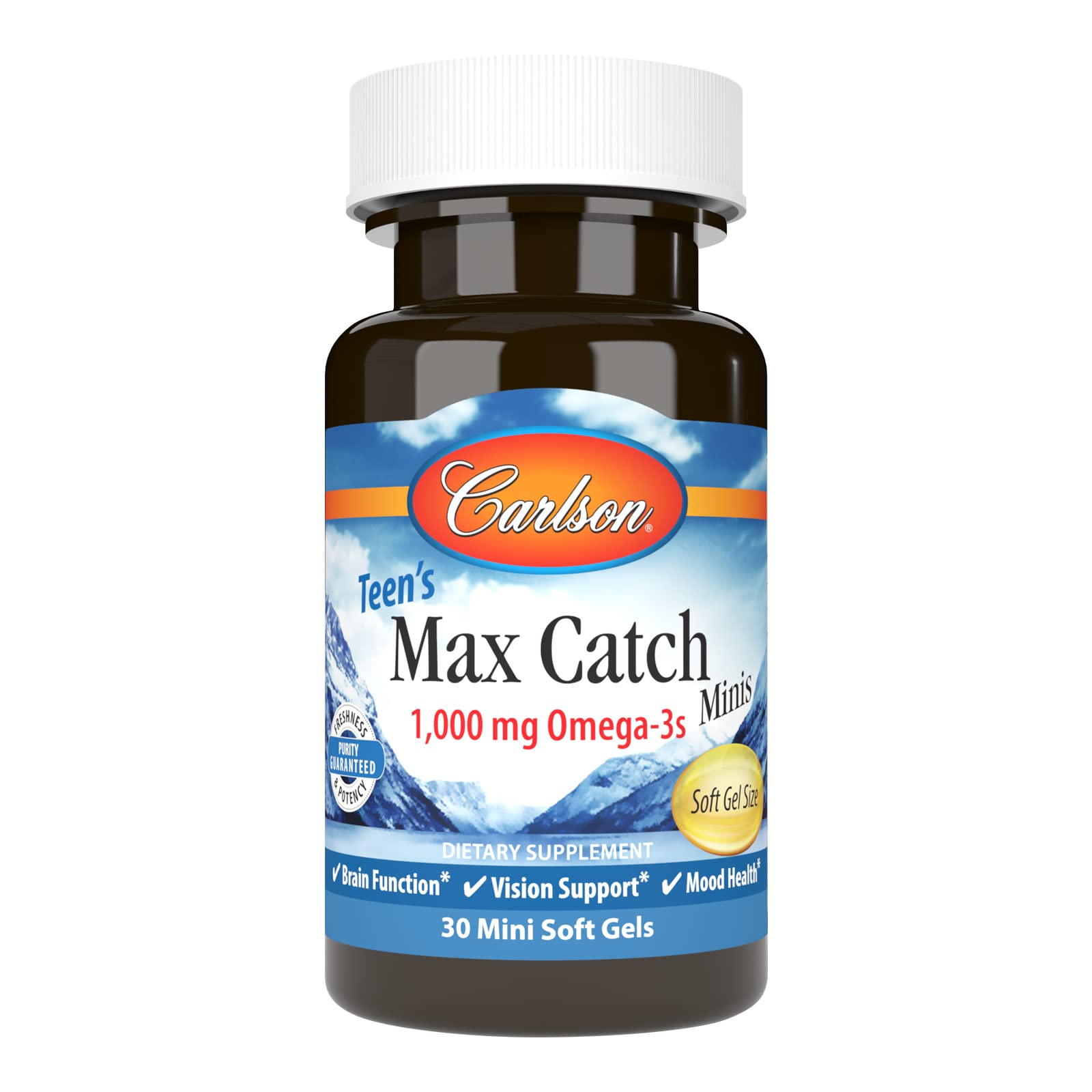 Foto 1 | Suplemento Carlson Teen's Max Catch Minis 30 Cápsulas Blandas - Venta Internacional.