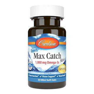 Foto 1 | Suplemento Carlson Teen's Max Catch Minis 30 Cápsulas Blandas - Venta Internacional.