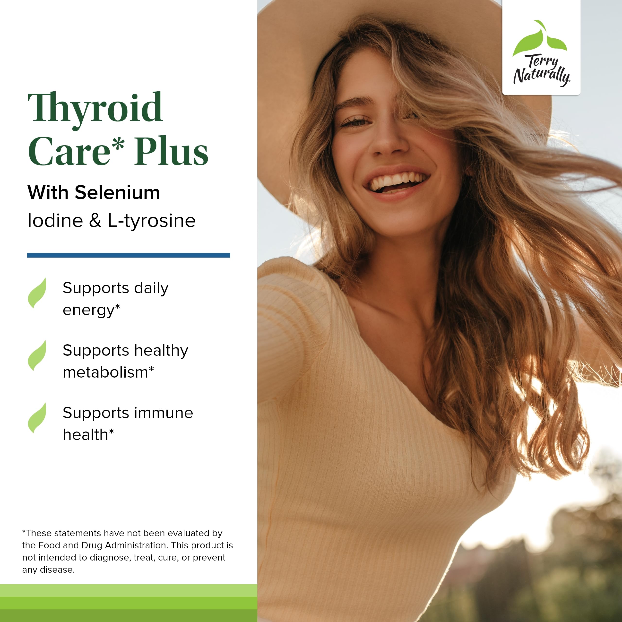 Foto 4 pulgar | Suplemento Terry Naturally Thyroid Care Plus 120 Cápsulas - Venta Internacional.
