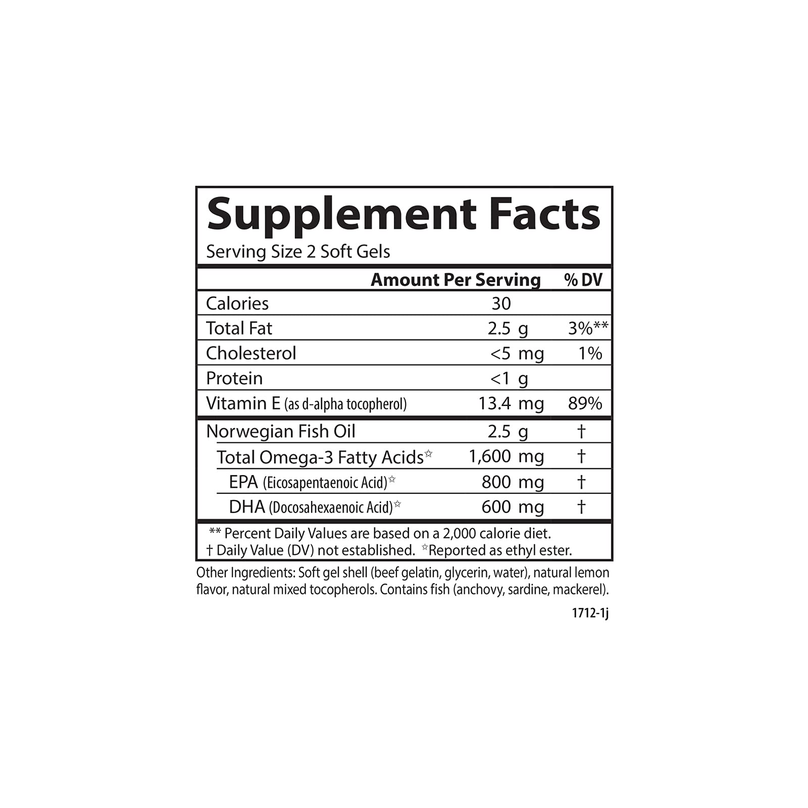 Foto 5 pulgar | Suplemento Carlson Elite Omega-3 Gems 1600 Mg En Gel Blando 180 - Venta Internacional.