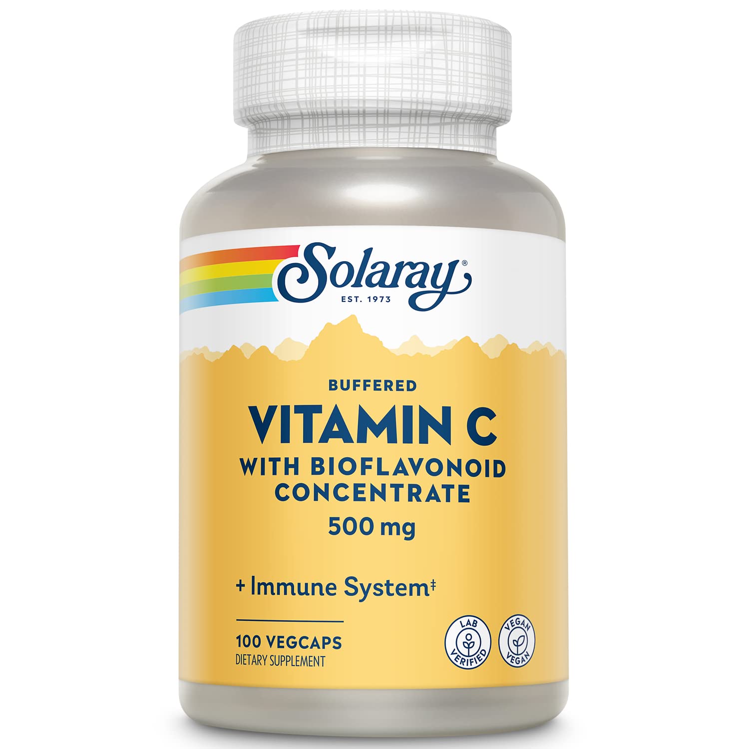 Foto 2 pulgar | Suplemento Solaray De Vitamina C Tamponada, 500 Mg, 100 Cápsulas Vegetales - Venta Internacional.