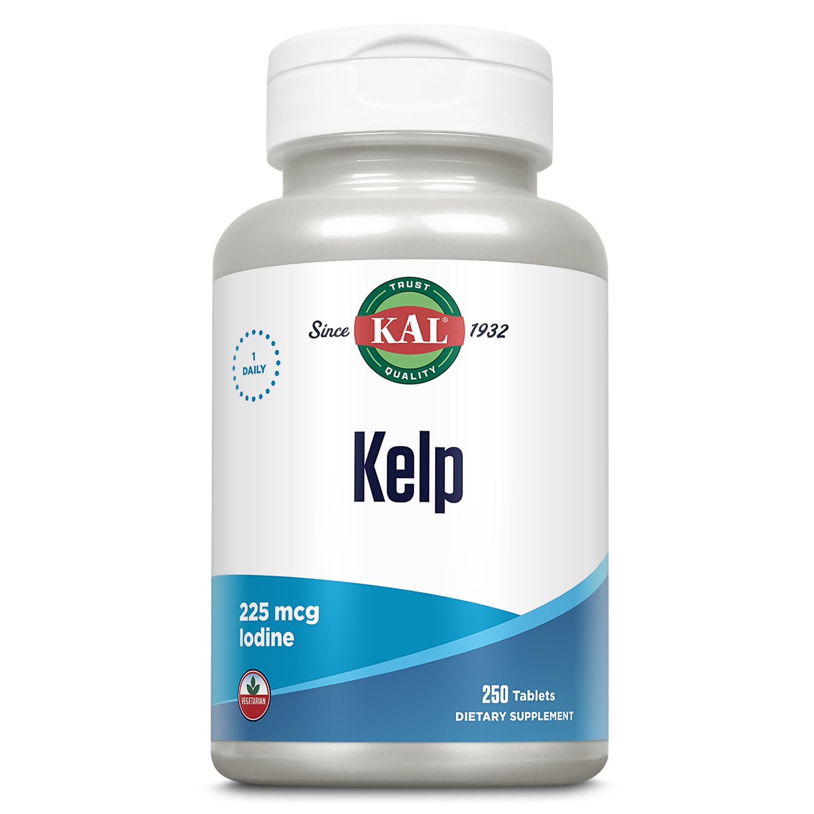 Foto 2 pulgar | Suplemento Kal Kelp En Tabletas De Yodo 225 Mcg, 250 Tabletas - Venta Internacional.