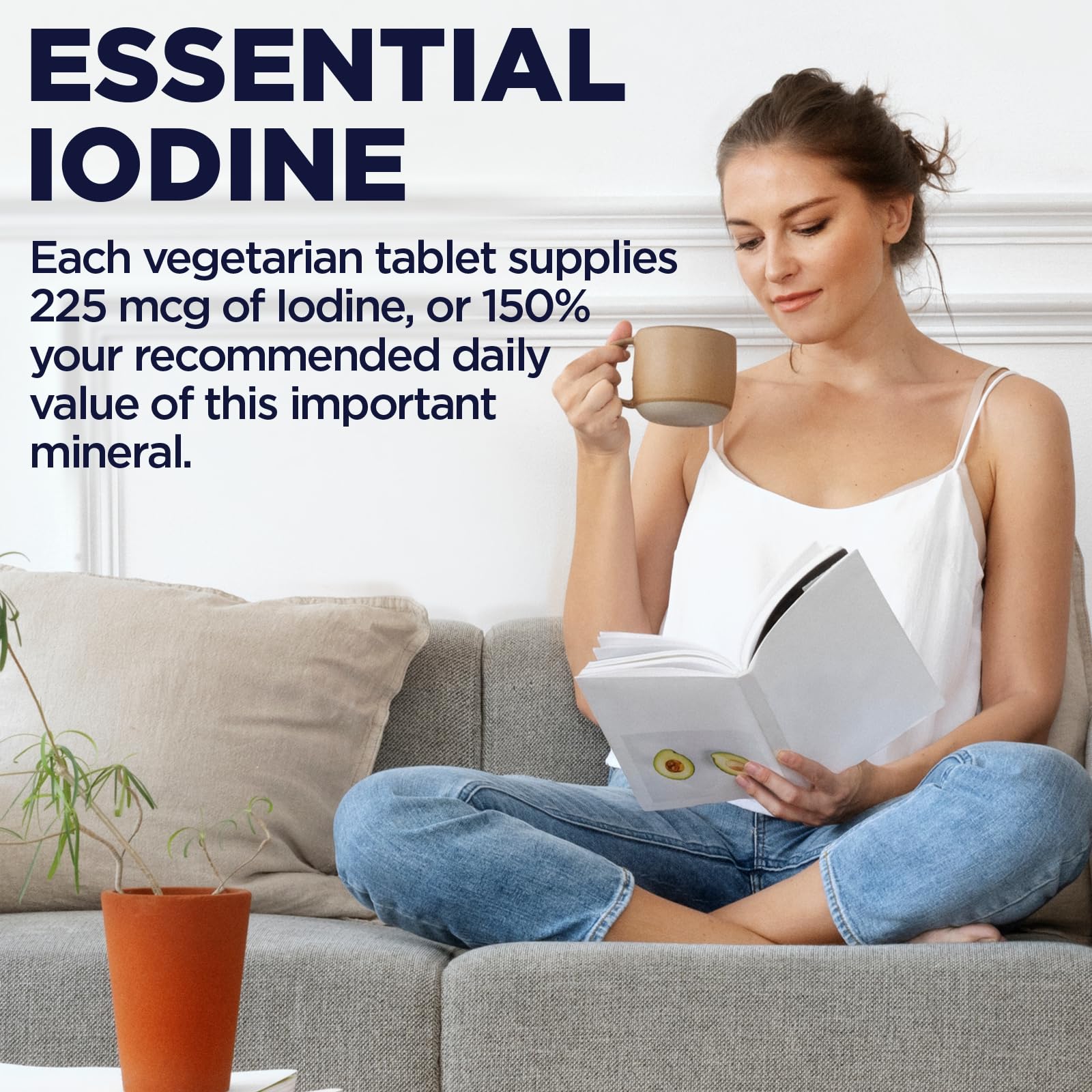 Foto 5 | Suplemento Kal Kelp En Tabletas De Yodo 225 Mcg, 250 Tabletas - Venta Internacional.