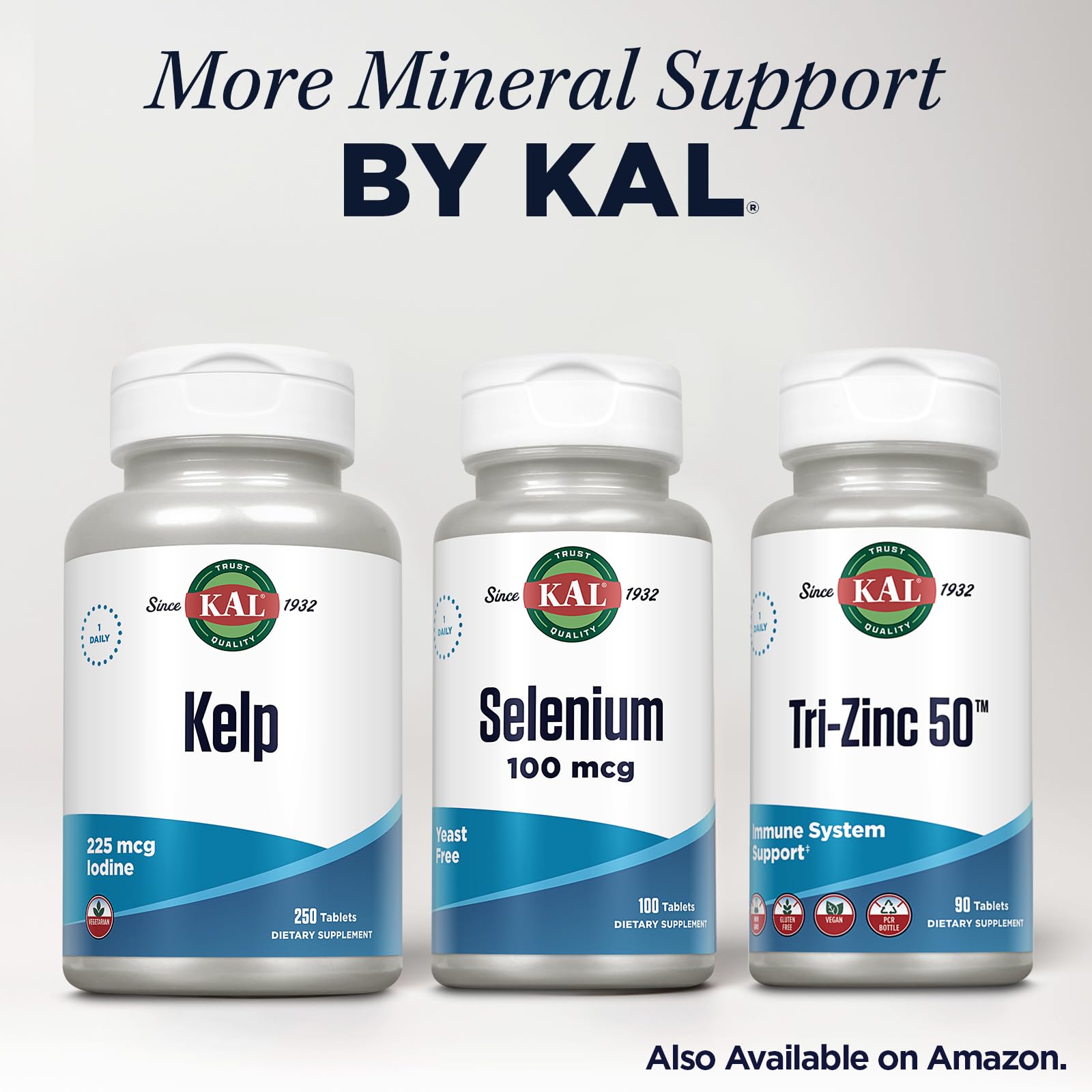 Foto 7 pulgar | Suplemento Kal Kelp En Tabletas De Yodo 225 Mcg, 250 Tabletas - Venta Internacional.