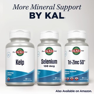 Foto 6 | Suplemento Kal Kelp En Tabletas De Yodo 225 Mcg, 250 Tabletas - Venta Internacional.