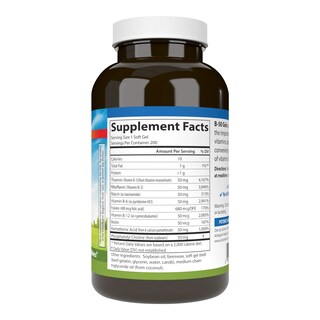 Foto 2 | Suplemento Carlson B-50 Gels, Complejo De Vitamina B, 200 Cápsulas Blandas - Venta Internacional.